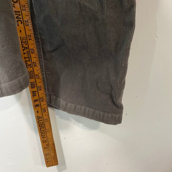 Howler Bros Mens Pants Corduroy Frontside 5 Pocket Charcoal Grey Size 36 Stretch - Picture 7 of 9